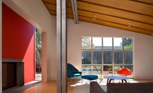 wooden residence contemporary interior decorating