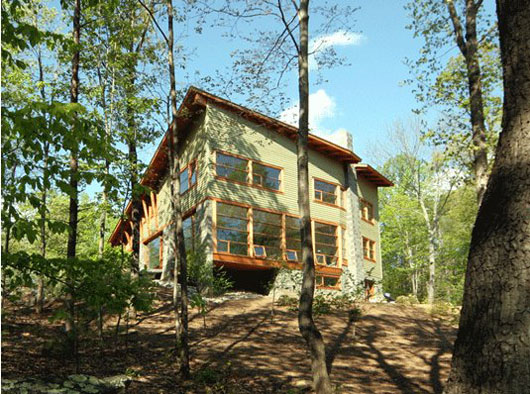 Sustainable Cottage Mountain Home Design Modern