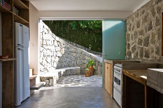 stone wall box home interior decorating