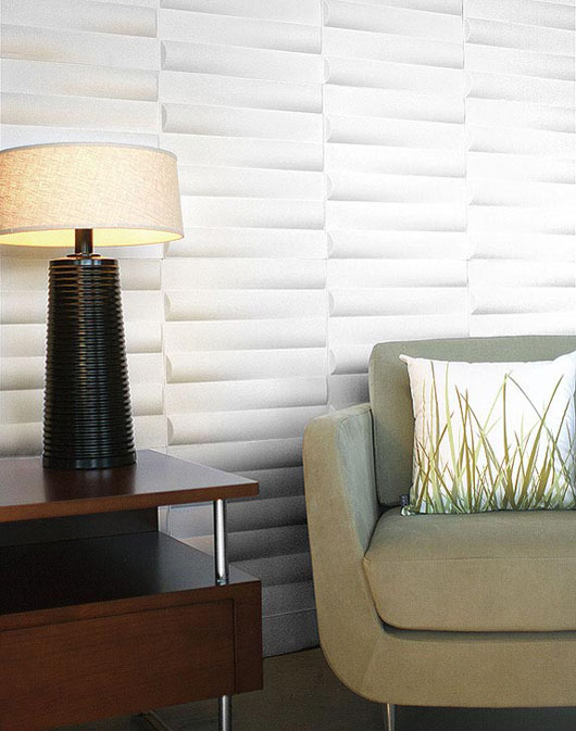 modern embossed wall flat design