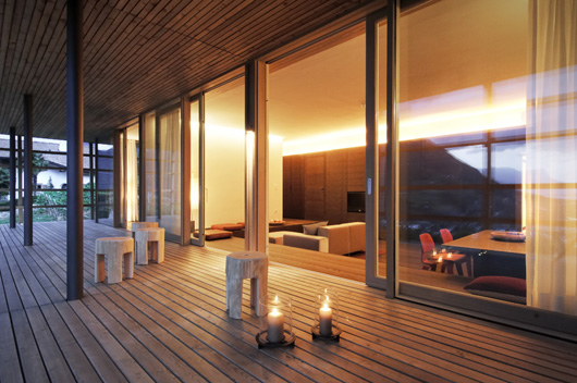 Mountain Home Decorating Architecture Design Glass Residence - Terrace mountain home design exterior terrace