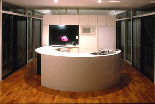 Steel Frame Structure Glass Beach House Design Inspiration - Kitchen glass beach house design kitchen ideas