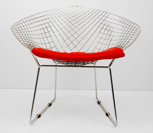 Wire Chrome Lounge Chair Design Furniture Home Decorating