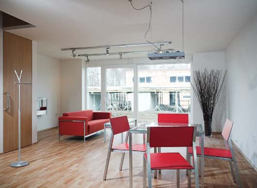 family home design interior wooden floors
