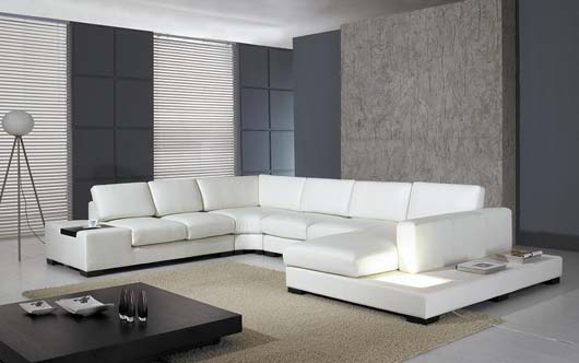 Modern White Leather Sofa Design Contemporary Interior Decorating Furniture interior design contemporary living room furniture