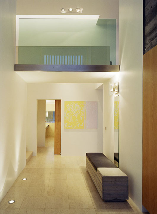 Luxury White Residence Architecture Design Single Family House Interior Decorating