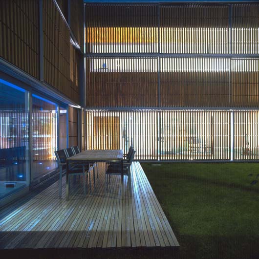 Modern Boxes Home Design With Outdoor Living Space Decorating outdoor living space decorating wooden floors