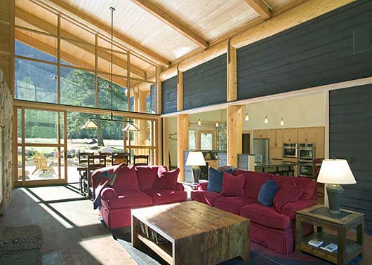 Three Separate Buildings Design Minimalist Home Decorating Living Room minimalist home decorating living room ideas