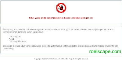 Blokir situs porno dengan Nawala DNS