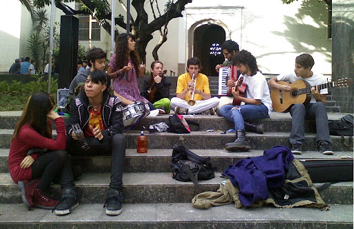 Jóvenes músicos (Tarde de Chacao, Chacao, Caracas, Venezuela)