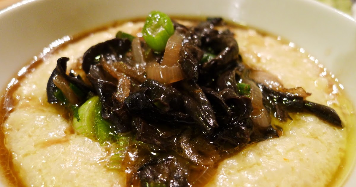 tang & bolster Scott Conant's Creamy [Quinoa] Polenta with a Fricassee