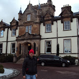 In front of Cameron House main Entrance