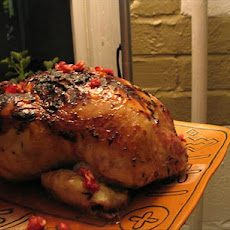 Pomegranate Glazed Cornish Game Hens