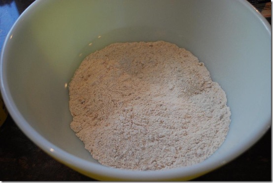 6 crackers flour mixed