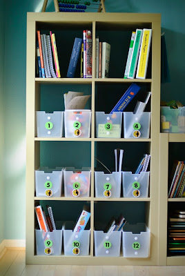 Ikea shelving for workboxes