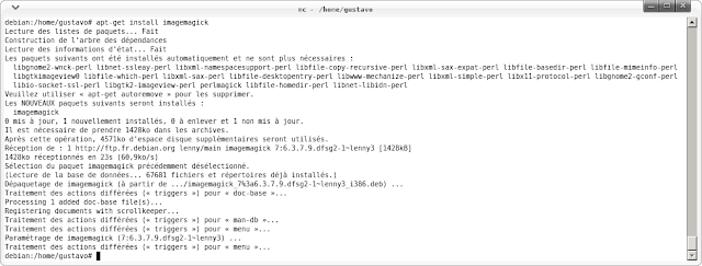 En una Ubuntu, normalmente es: sudo apt-get install imagemagick En una Ubuntu, normalmente es: sudo apt-get install imagemagick