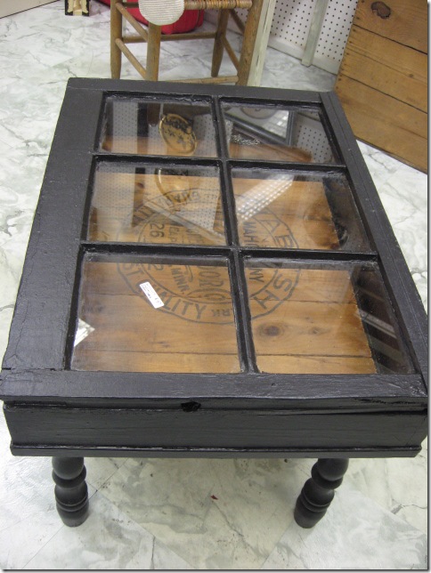 Old Window Turned into a Coffee Table