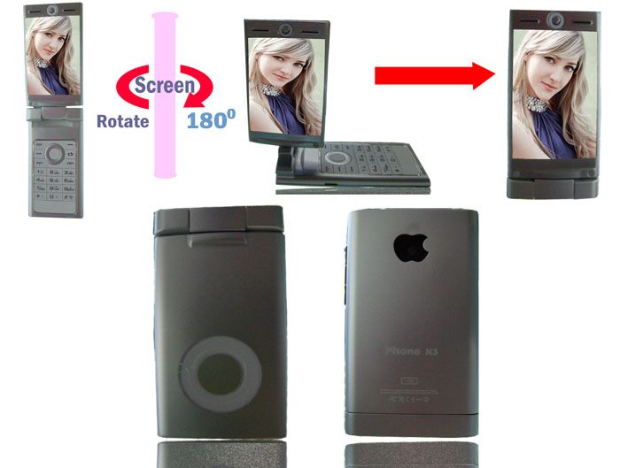 CECT Quadband touch screen cell phone