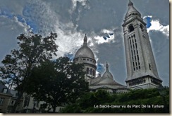 Sacré-coeur vu du Parc de la Turlure Sacré-coeur vu du Parc de la Turlure