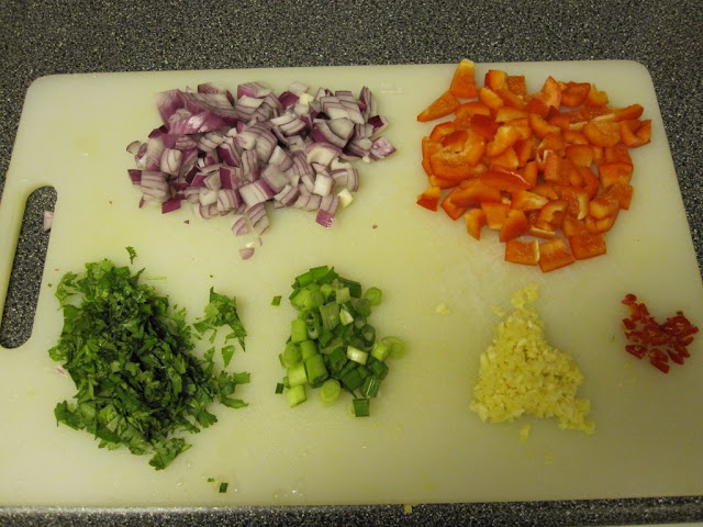 Chopped herbs Chopped herbs