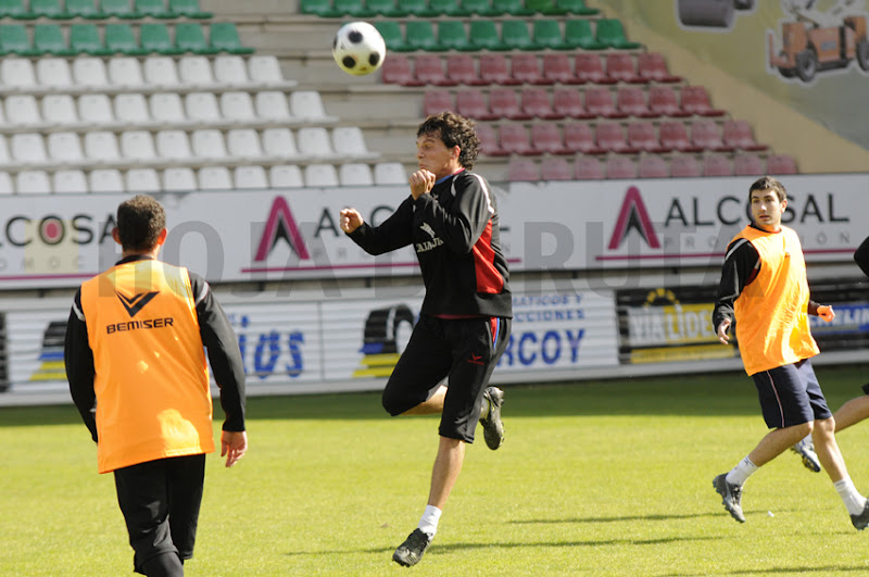 Gonzalo, en el entrenamiento de este jueves