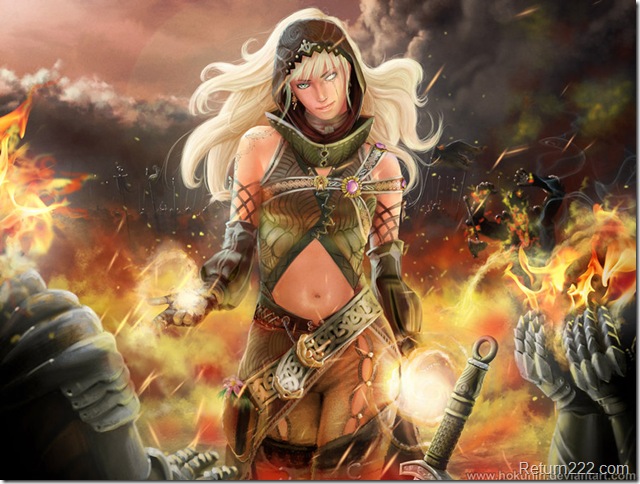 Wizard_Girl_by_hokunin Wizard_Girl_by_hokunin
