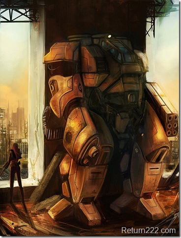 Assasin_with_Mech_by_epson361 Assasin_with_Mech_by_epson361