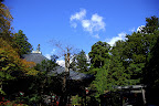The first buildings of the Rinnoji Temple area
