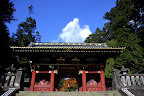 A gate to Rinnoji Temple area