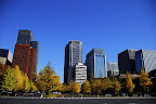 Downtown Marunouchi as seend from the Palace