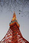 The tree can't quite reach Tokyo Tower