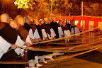 It takes 17 monks to ring the great bell, alhtough these guys didn't seem to be making much effort.