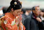 Each girl, I think, made it over to the actual shrine to pray before leaving.