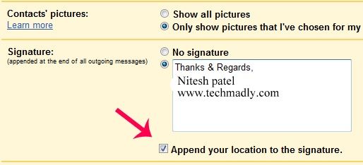 gmailsignature How to Add Location in Gmail email Signatures (Techmad tips#4)