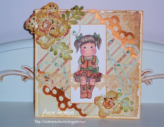 Tilda with Tulle Skirt Card Tilda with Tulle Skirt Card