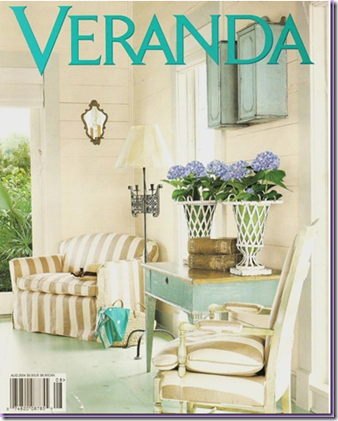 veranda cover with stiped chair