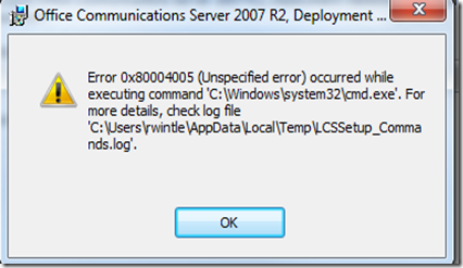 agentinstallerror