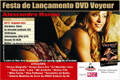 CONVITE FESTA DE LANÇAMENTO ALESSANDRA MATTOS