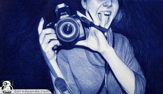 25 Photorealistic Pictures Drawn with a BIC Pen