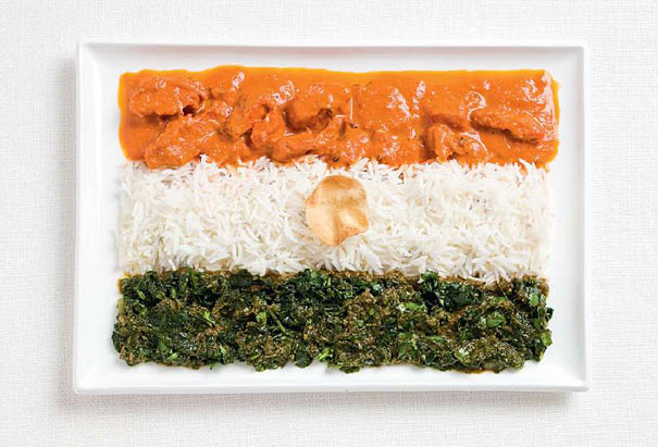 12 Tasty National Flags Made out of Food