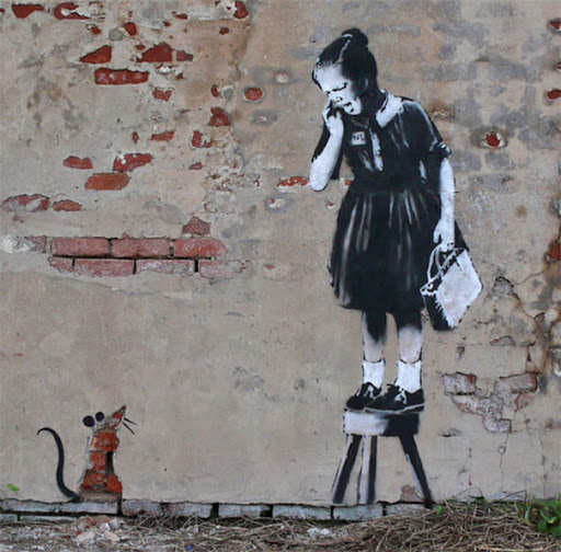 banksy graffiti. Banksy