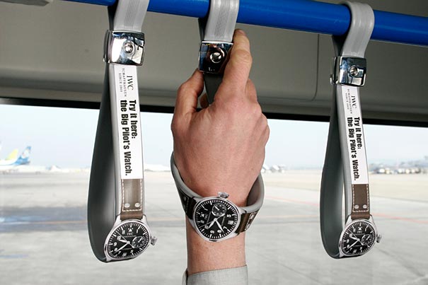 Creative Uses of Handles in Transit Advertising