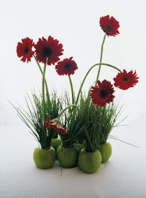 Apple Flower Vases