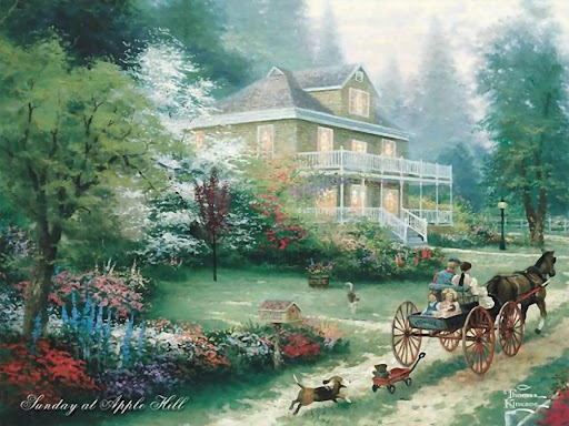Pinturas de Thomas Kinkade. Pinturas de Thomas Kinkade.