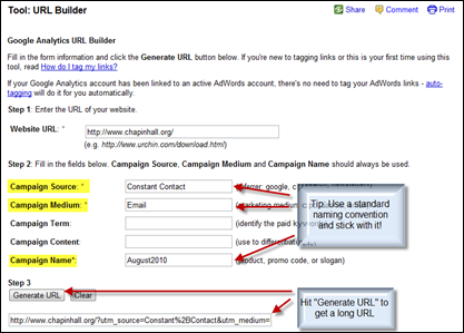 URL Builder Tool Shot