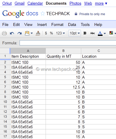 create pivot table report in google docs