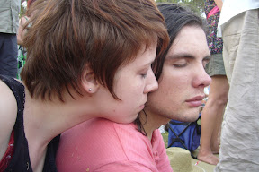 Battling death-hayfever at WOMADelaide - Photo by emily - http://www.blackwoolholiday.com