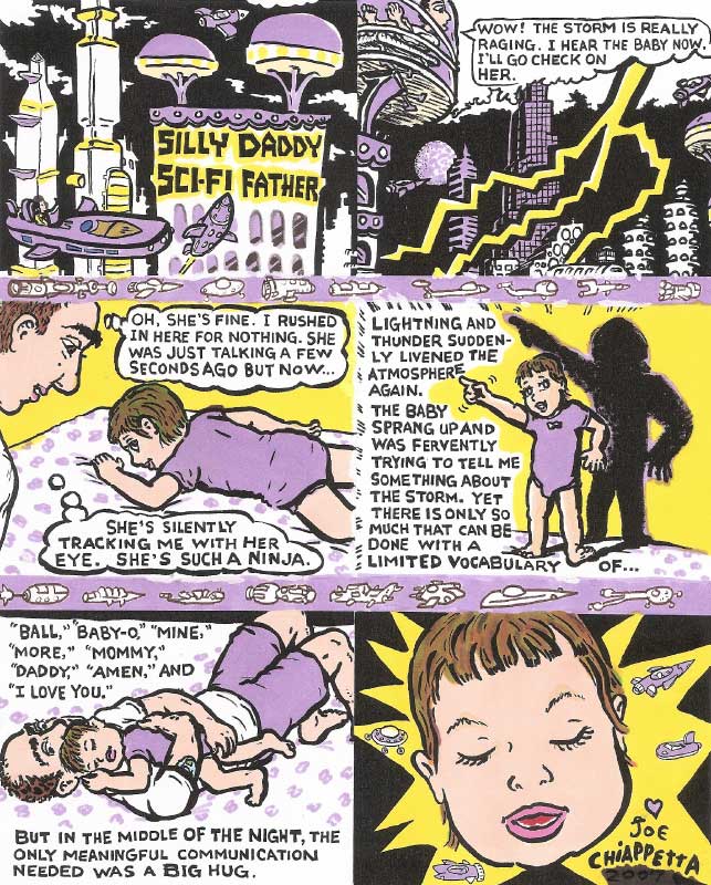 Silly Daddy is the Sci-fi Father - comic by Joe Chiappetta
