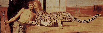 Fernand Khnopff, The Caress, 1896
