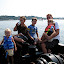 Some of todays crew in Yeomalts bow